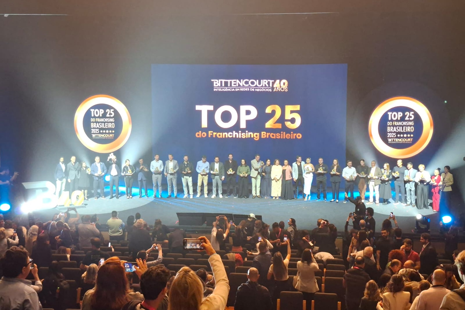 BCONNECTED 2025 reconhece as TOP25 do Franchising Brasileiro