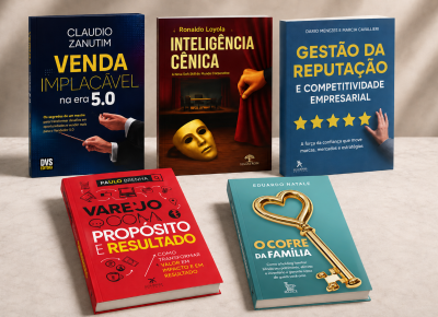 5 livros para pensar vendas, liderança, carreira e patrimônio nos negócios