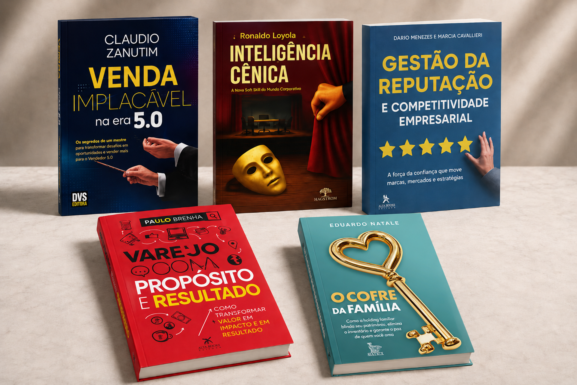 5 livros para pensar vendas, liderança, carreira e patrimônio nos negócios