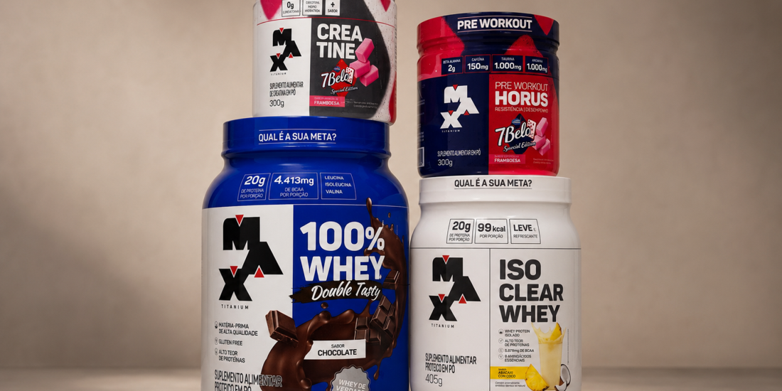 Whey, pré-treino e collab como a Max Titanium conversa com novos consumidores