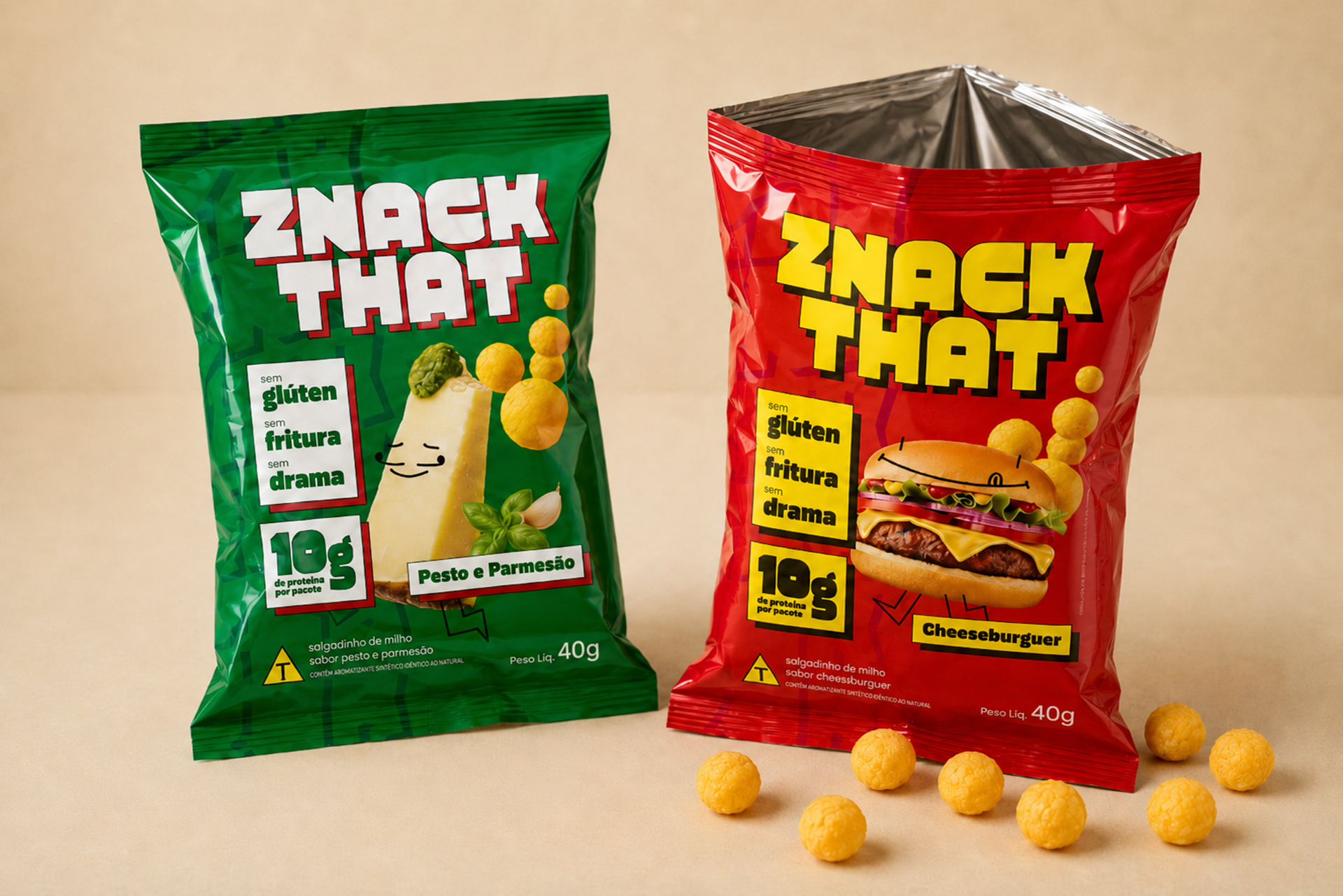 Znack That Salgadinho com proteína tenta ocupar espaço entre prazer e saudabilidade