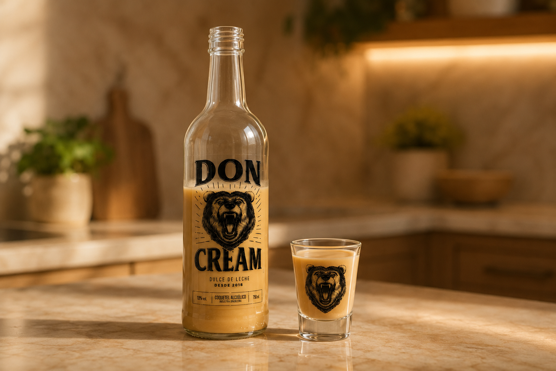 Doce, alcoólico e cremoso Don Cream entrega mais do que embalagem bonita