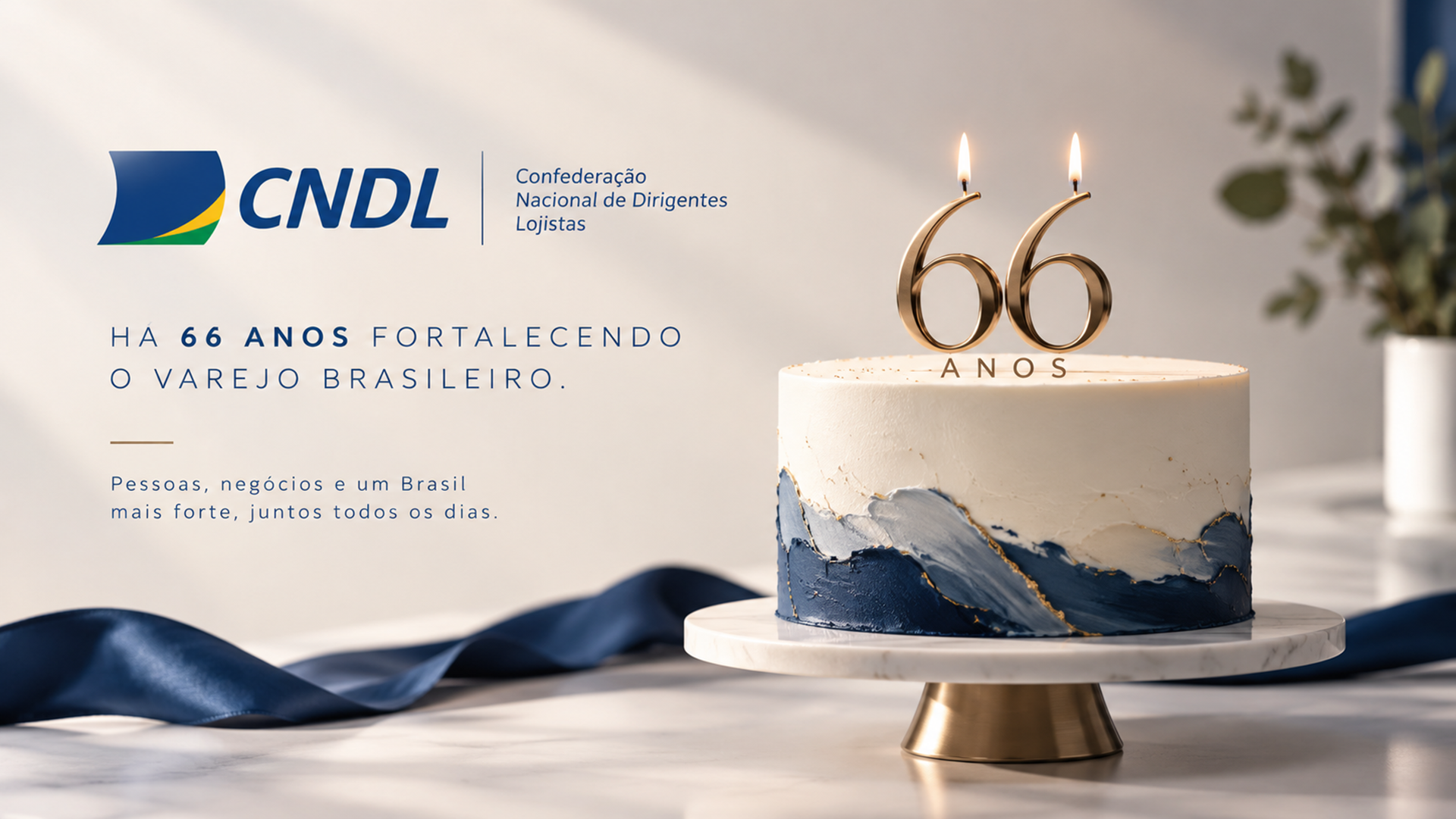CNDL celebra 66 anos de história e compromisso com o fortalecimento do varejo brasileiro